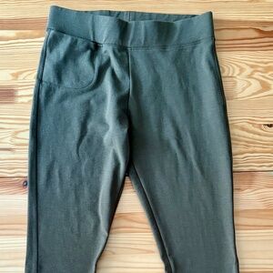 American Giant Olive Green Joggers Tights 2 (XS) Made in the USA
